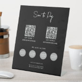 スキャンして支払うビジネス非接触支払QRコード 台座サイン (インサイチュ)