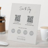 スキャンして支払うビジネス非接触支払QRコード 台座サイン (インサイチュ)