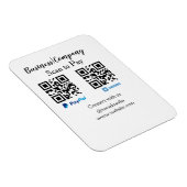 スキャンして支払うq rコードpaypal venmoあなたのウェブサイトを追加 マグネット (右側)