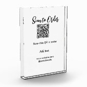スキャンして注文スキャンQRコード追加Webサイトの電子メール フォトブロック (左)