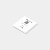 スキャンして注文スキャンQRコード追加Webサイトの電子メール ポストイット (アングル)