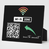 スキャンしてQRコードInternet Wifiネットワークに接続 フォトプラーク (側面)