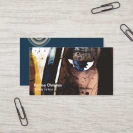 スキャンしてUs/Meビジネスと接芸術的続モダン 名刺