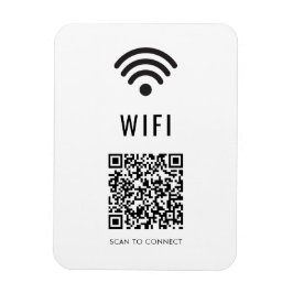 スキャンしてWiFiマグネットとQRコードデザイン マグネット