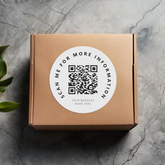 スキャンするMe QRコードスキャン可能 ラウンドシール