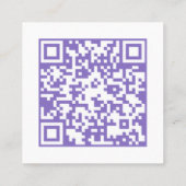 🌸スキャンコード一覧Lash Tech コーリングカード (裏面)