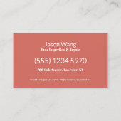 スキャンコードQRエアコン 名刺 (裏面)