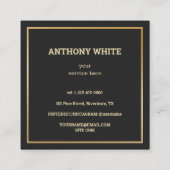 スキャンコードQRプレミアム コーリングカード (裏面)