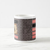 スキャンダル! 、パターン(の模様が)ある コーヒーマグカップ (中央)