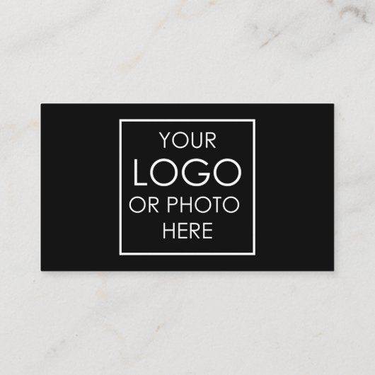 スキャン可能なソーシャルメディアQRコードブラックビジネスロゴ 名刺 (裏面)