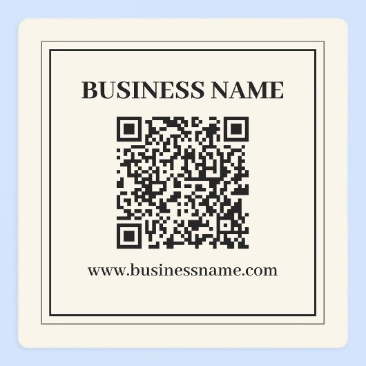 スキャン可能なBusiness用QRコードを即座に作成 ラベル