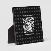 スキャン可能なQRコードとロゴパターンを瞬時に作成 フォトプラーク (正面)