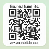 スキャン可能なQRコードを即座に作成 スクエアシール