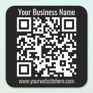 スキャン可能なQRコードを即座に作成 スクエアシール