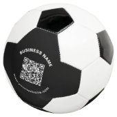 スキャン可能なQRコード モダンなブラック サッカーボール (3/4)