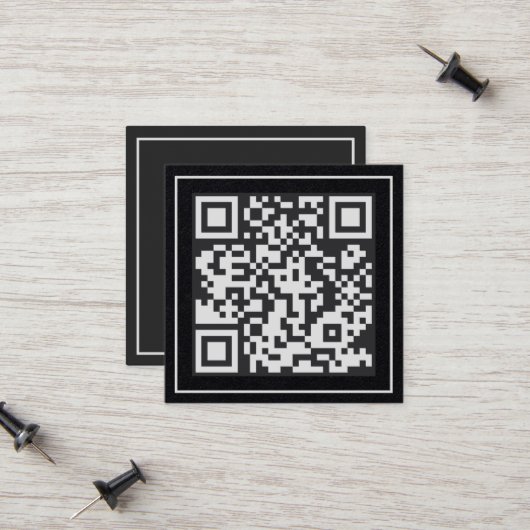 スキャン可能なQRプレミアム コーリングカード (正面/裏面インサイチュ)