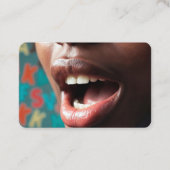 スキャン可能なSLP音声認識 – 言語 名刺 (正面)