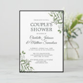 スキュレントユーカリ葉婚約パーティ 招待状 (スタンド正面)