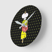 スキューア ラウンド壁時計 (傾斜)