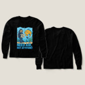 スキューバおもしろいダイバーシャツ – 深いの考え、空気なし (デザイン 正面&背面)