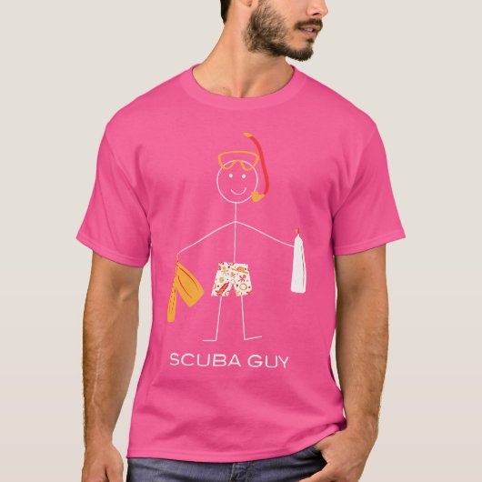 スキューバおもしろいダイバーボーイダイビング Tシャツ (正面)