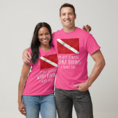 スキューバおもしろいダイビングダイバー旗スキューバ必ずしも常に Tシャツ (ユニセックス)