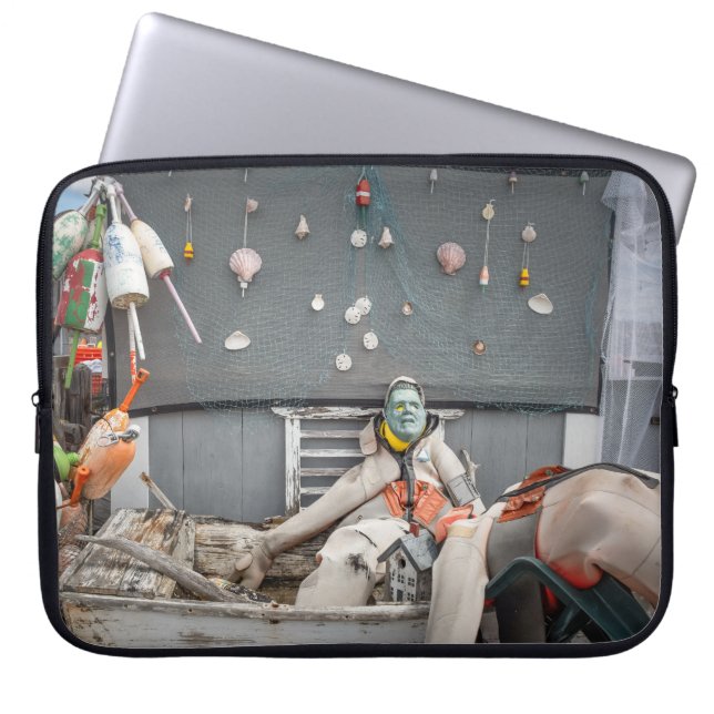 スキューバおもしろいダイビングノートパソコンバッグ ラップトップスリーブ (正面)