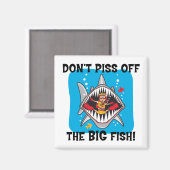 スキューバおもしろいダイビング マグネット (正面/裏面)