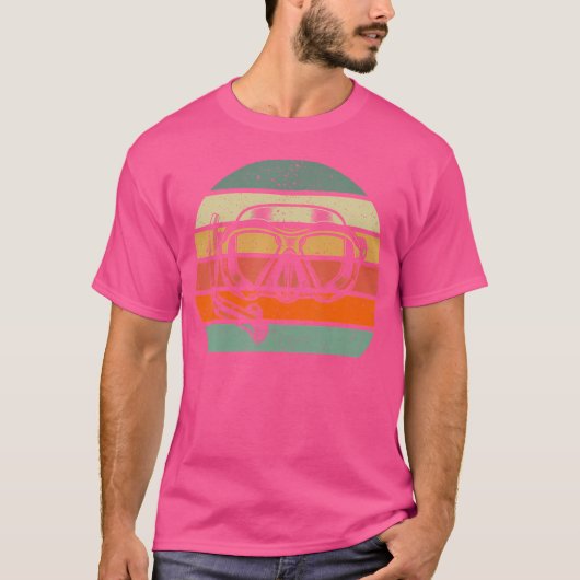 スキューバおもしろいマスクズダイビングダイビング Tシャツ (正面)