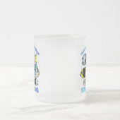 スキューバに関する何か怪しいもの フロストグラスマグカップ (中央)