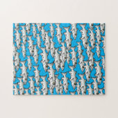 スキューバのバラクーダ素晴らし派 ジグソーパズル (横)