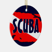 スキューバオーナメント セラミックオーナメント (右)