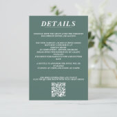 スキューバカップルQRコードと詳細 エンクロージャーカード (スタンド正面)