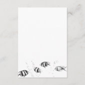 スキューバカップルQRコードと詳細 エンクロージャーカード (裏面)