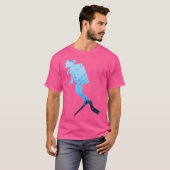 スキューバカラフルダイビング Tシャツ (正面フル)