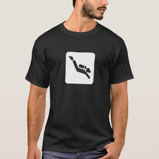 スキューバクールダイビングスキューバダイバー Tシャツ (正面)