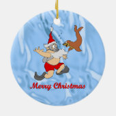 スキューバサンタ セラミックオーナメント (裏面)