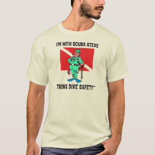 スキューバスティーブのおもしろいなTシャツ Tシャツ