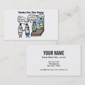 スキューバタンクパーティー 名刺 (正面/裏面)