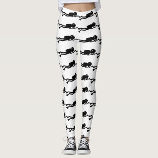 スキューバダイバーのレギンス レギンス