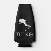 スキューバダイバーの名前 ボトルクーラー (正面)