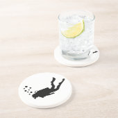 スキューバダイバーの泡 コースター (側面)