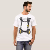 スキューバダイバーの表面間隔タンク Tシャツ (正面フル)