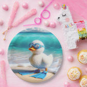 スキューバダイバーアクリング ペーパープレート (パーティー)