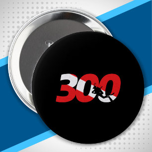 スキューバダイバーギフト – 300thダイビング – ダイバーダウンダイビング 缶バッジ