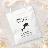 スキューバダイバーサンキュー フェイバーバッグ (クリップ留めされた状態)