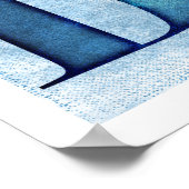 スキューバダイバースカラフルキューバダイビング ポスター (角)