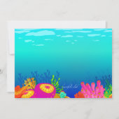 スキューバダイバーズパラダイス招待状 招待状 (裏面)