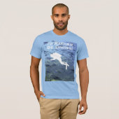 スキューバダイバーデザイン「もっとダイビングしたい」 Tシャツ (正面フル)