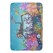 スキューバダイバーバスマット バスマット (正面縦)